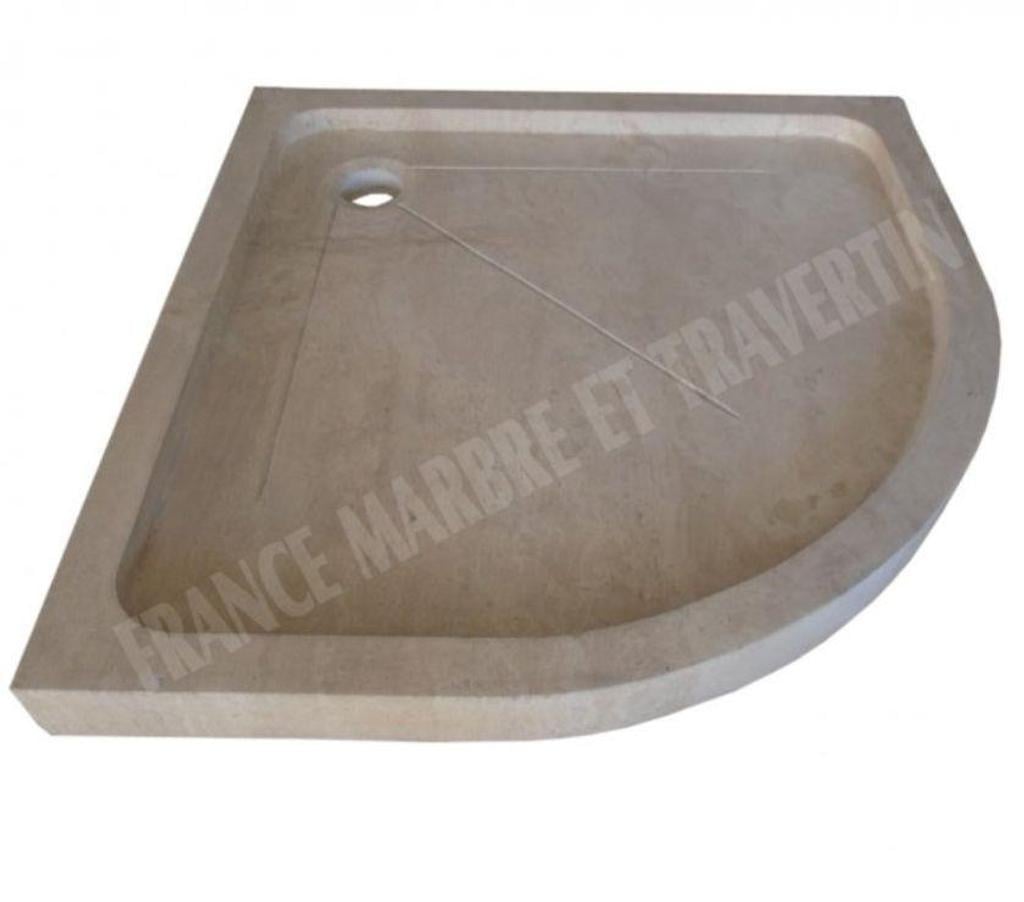  Var Forcalqueiret - 83136 - Photos Vivastreet Travertin ClssBeige Bac à Douche Angle 90x90 cm REF 340