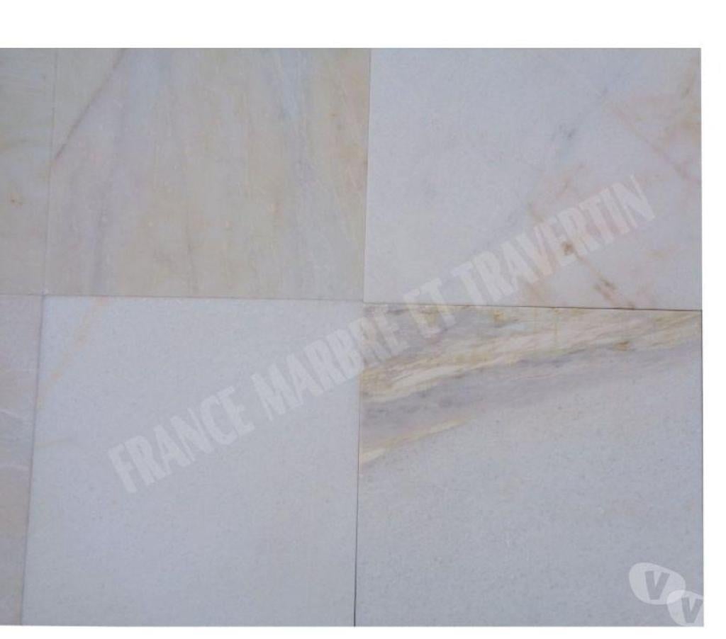  Var Forcalqueiret - 83136 - Photos Vivastreet Marbre Blanc Bianco Giallo 30,5x30,5 cm REF 1284