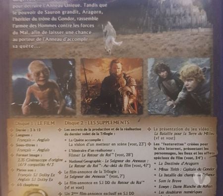 DVD occasion Seine-Saint-Denis St Ouen - 93400 - Photos Vivastreet coffret dvd la trilogie le seigneur des anneaux🍿🍿🍿