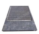 Marbre Noir Bac A Douche 140x110 cm REF 1749