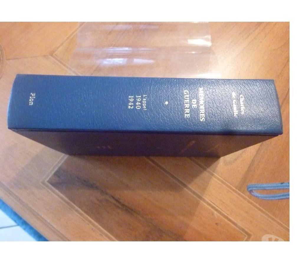 Livres occasion Rhône La Mulatiere - 69350 - Photos Vivastreet Mémoires de guerre de GAULLE. tomes 1 