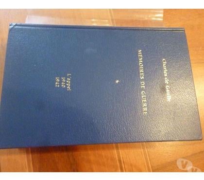 Livres occasion La Mulatiere Rhône - Photos Vivastreet Mémoires de guerre de GAULLE. tomes 1