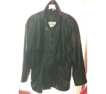VESTE HOMME NOIRE 100 % CUIR MARQUE FLEURE DE PEAU FRANCE TA