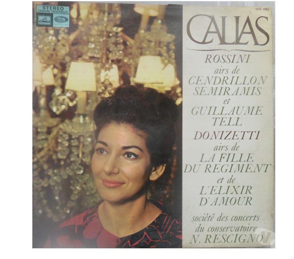 CDs Hérault Castries - 34160 - Photos Vivastreet MARIA CALAS ROSSINI EMI PATHE MARCONI LA VOIX DE SON MAITRE