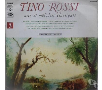 CD occasion Castries Hérault - Photos Vivastreet TINO ROSSI airs et mélodies classiques enregistr. originaux
