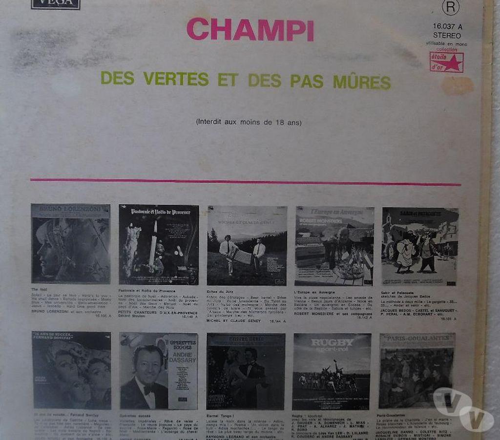 Collection Hérault Castries - 34160 - Photos Vivastreet CHAMPI des vertes et des pas mures Blagues interdites-18 ans