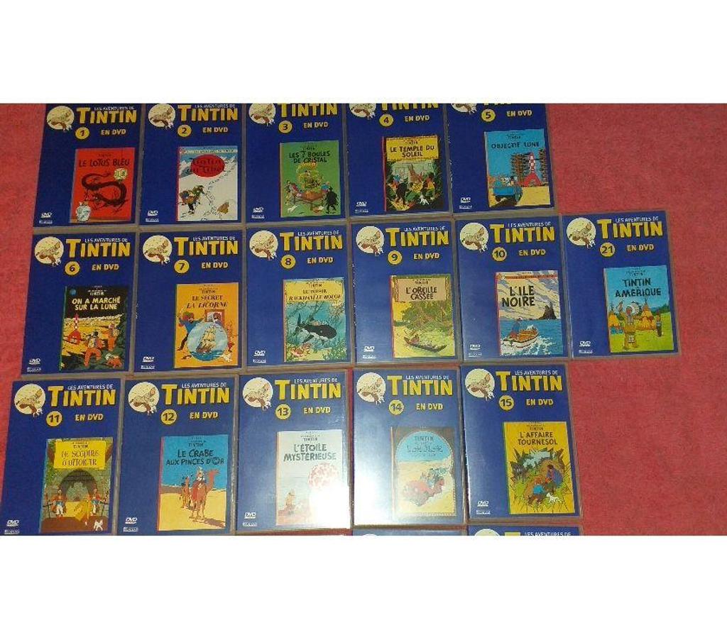DVD occasion Bouches-du-Rhône Aix en Provence - Photos Vivastreet LES AVENTURES DE TINTIN 21 DVD VIDEOS COFFRET INTEGRAL