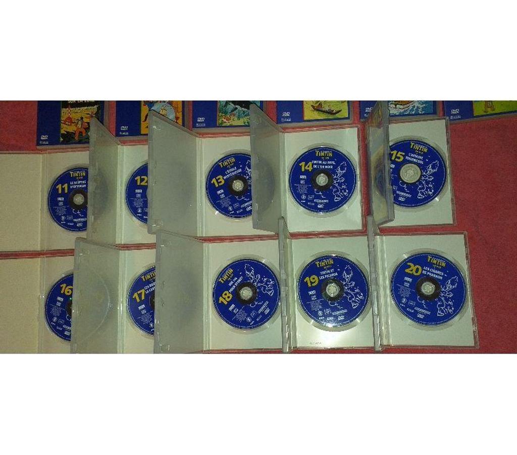 DVD occasion Bouches-du-Rhône Aix en Provence - Photos Vivastreet LES AVENTURES DE TINTIN 21 DVD VIDEOS COFFRET INTEGRAL