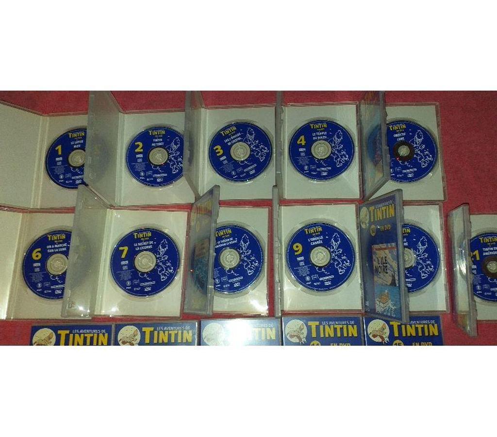 DVD occasion Bouches-du-Rhône Aix en Provence - Photos Vivastreet LES AVENTURES DE TINTIN 21 DVD VIDEOS COFFRET INTEGRAL
