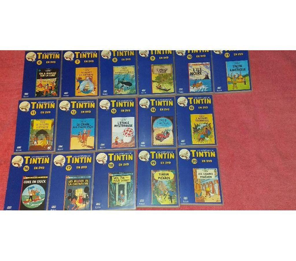 DVD occasion Bouches-du-Rhône Aix en Provence - Photos Vivastreet LES AVENTURES DE TINTIN 21 DVD VIDEOS COFFRET INTEGRAL