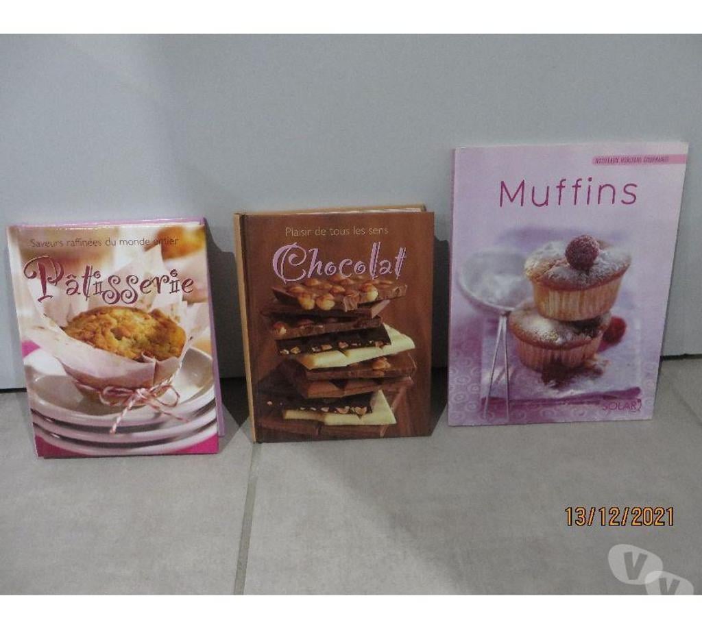 Livres occasion Puy-de-Dôme Clermont Ferrand - Photos Vivastreet Lot 3 livres de cuisine comme neuf