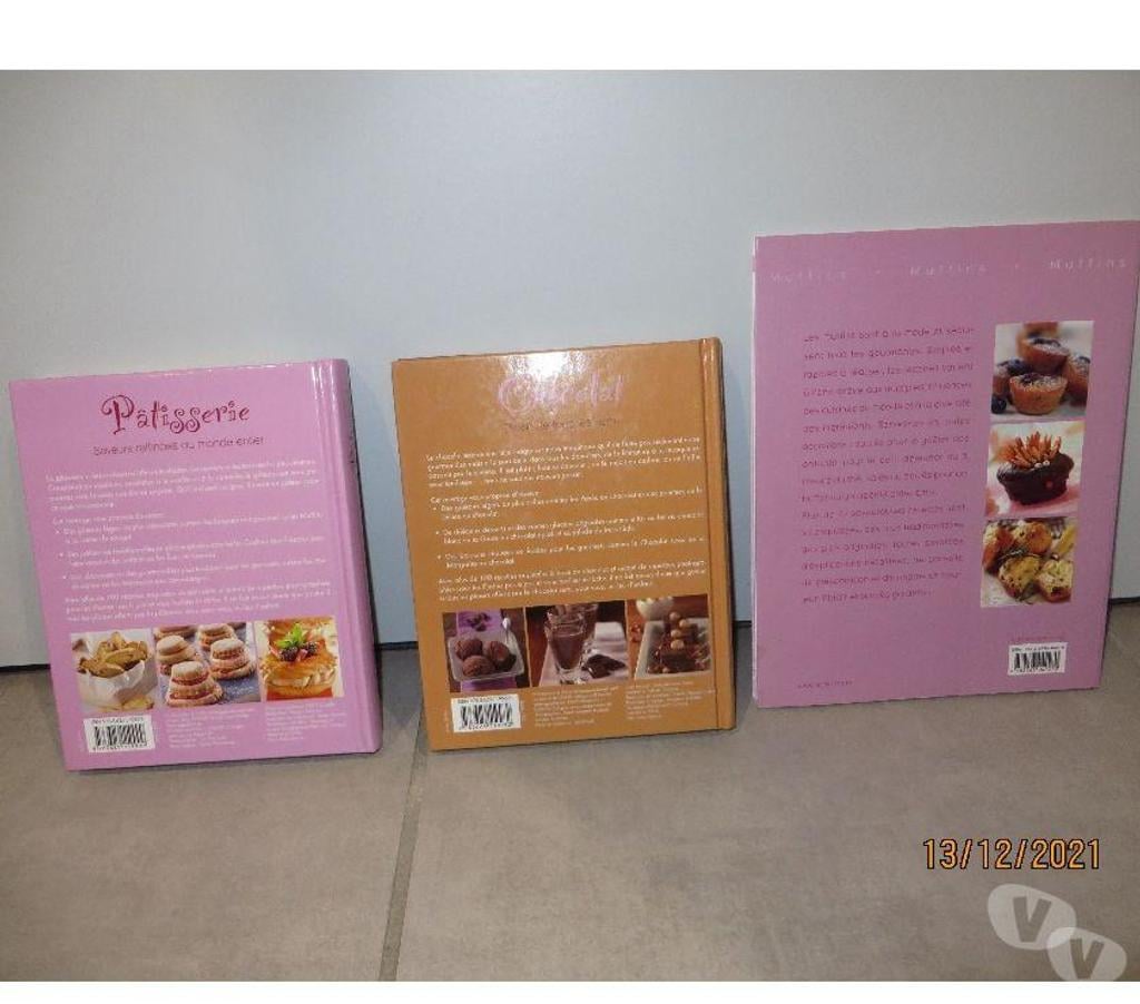 Livres occasion Puy-de-Dôme Clermont Ferrand - Photos Vivastreet Lot 3 livres de cuisine comme neuf