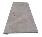 Travertin clssb Nez de Marche Arrondi 20x40 REF 1159