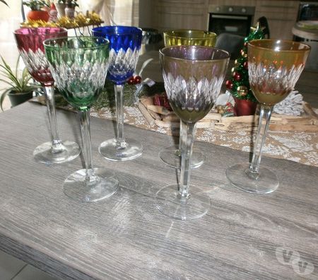 Ameublement & art de la table Landes Sorde l'Abbaye - 40300 - Photos Vivastreet 6 V. neufs à VIN DU RHIN en CRISTAL BACCARAT ESTAMPILLER