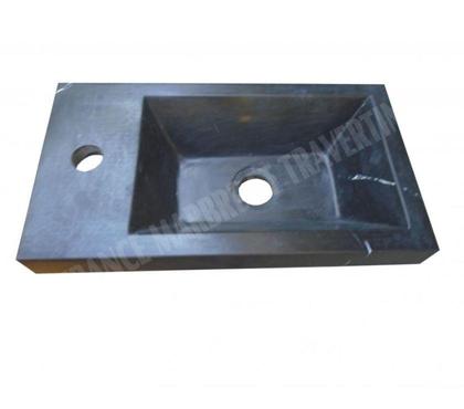 Bricolage - Jardin - Outillage Forcalqueiret Var - Photos Vivastreet Marbre Noir Vasque Lave Main Angle 40x22 cm REF 3200