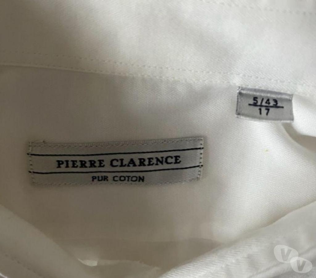 Vêtements occasion Seine-et-Marne Meaux - 77100 - Photos Vivastreet CHEMISE HOMME taille 5 coloris blanc marque Clarence
