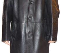 manteau cuir noir homme Taille XL