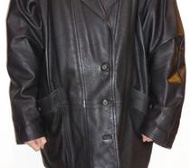 veste en cuir noir femme