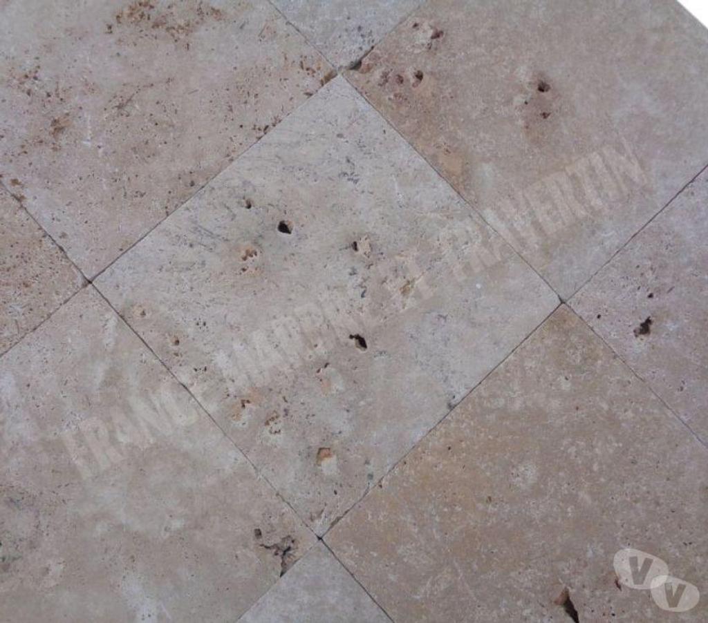  Var Forcalqueiret - 83136 - Photos Vivastreet Travertin Classique Beige 40x40 cm REF 007