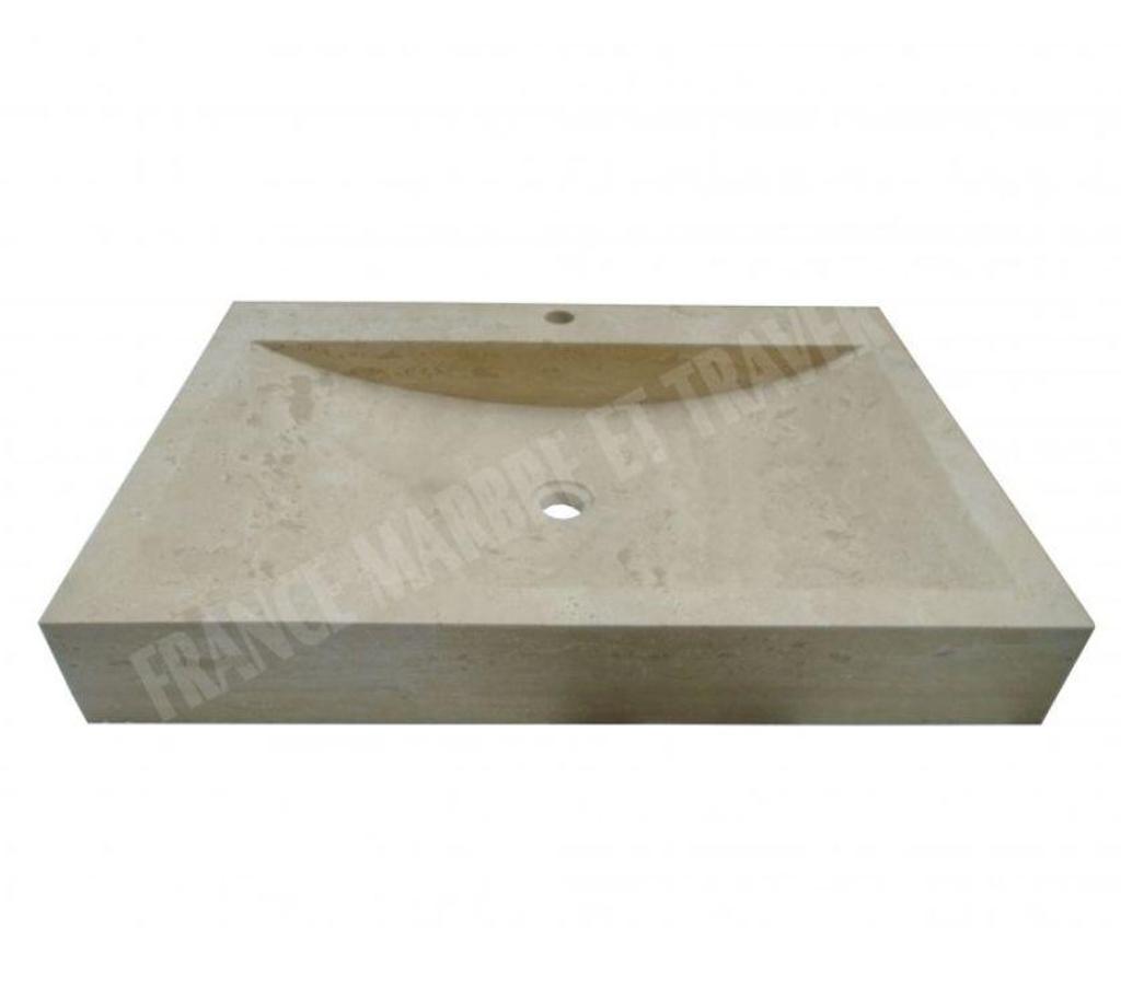  Var Forcalqueiret - 83136 - Photos Vivastreet Travertin Classique Beige Evier 80x55 cm REF 3283