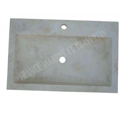 Bricolage - Jardin - Outillage Forcalqueiret Var - Photos Vivastreet Travertin Classique Beige Evier 70x45 cm REF 3247