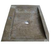 Travertin Noce Marron Evier 70x50 cm REF 756