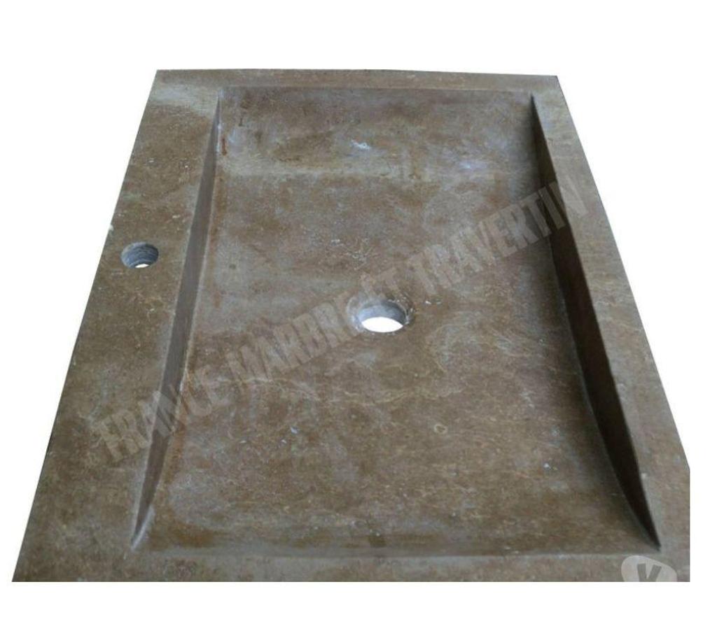  Var Forcalqueiret - 83136 - Photos Vivastreet Travertin Noce Marron Evier 70x50 cm REF 756