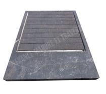 Marbre Noir Bac A Douche 140x110 cm REF 1749