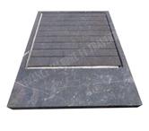 Marbre Noir Bac A Douche 140x110 cm REF 1749