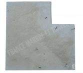 Travertin Classique Beige Margelle de Piscine AR REF 1510