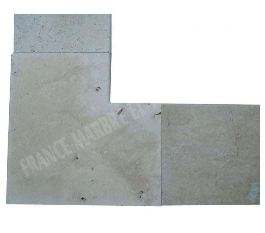  Bouches-du-Rhône Lancon Provence - 13680 - Photos Vivastreet Travertin Classique Beige Margelle de Piscine AR REF 1510