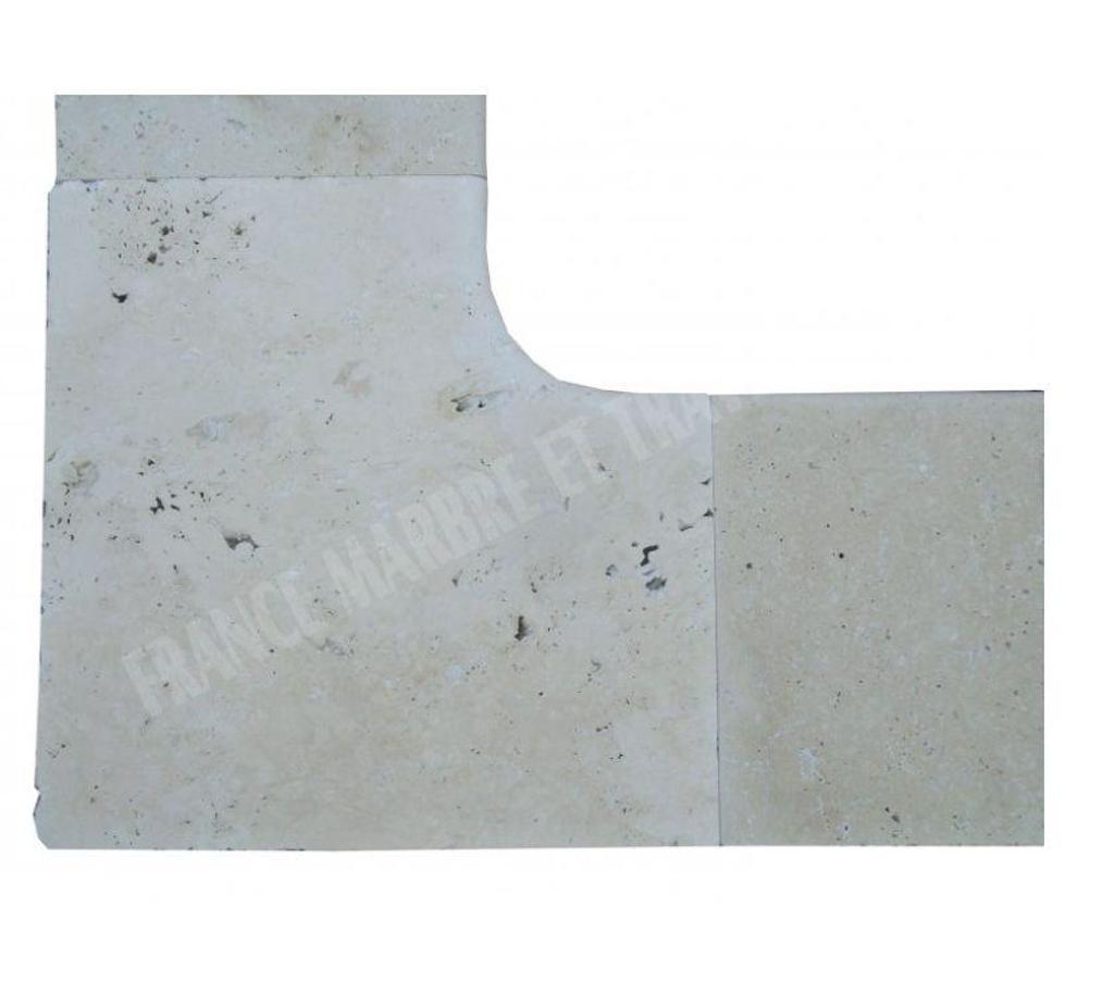  Bouches-du-Rhône Lancon Provence - 13680 - Photos Vivastreet Travertin Classique Beige Margelle de Piscine AR REF 1818