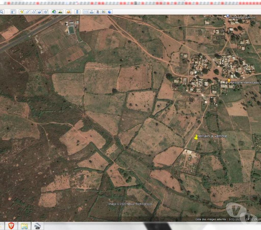 Terrain à vendre Sénégal - Photos Vivastreet Vente terrains à Thiafoura ( petite cote )