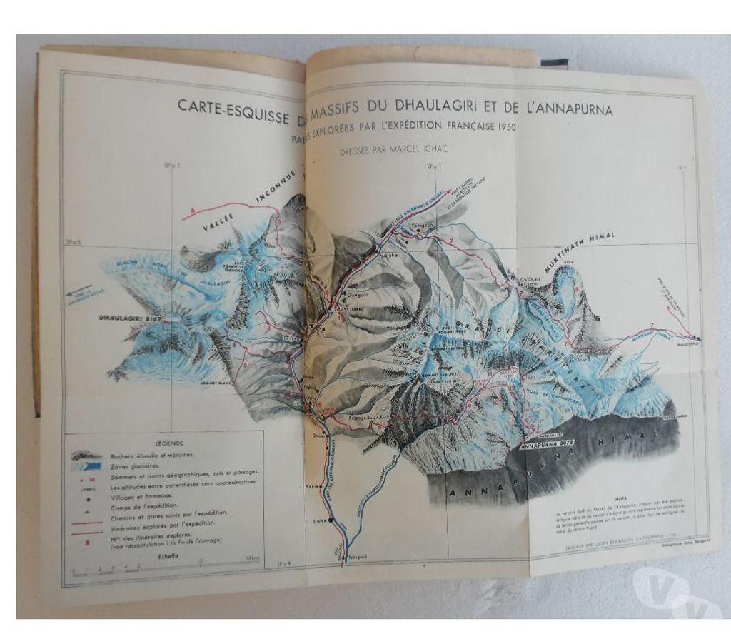 Livres occasion Hérault Castries - 34160 - Photos Vivastreet MAURICE HERZOG - ANNAPURNA - Premier 8.000 - ARTHAUD 