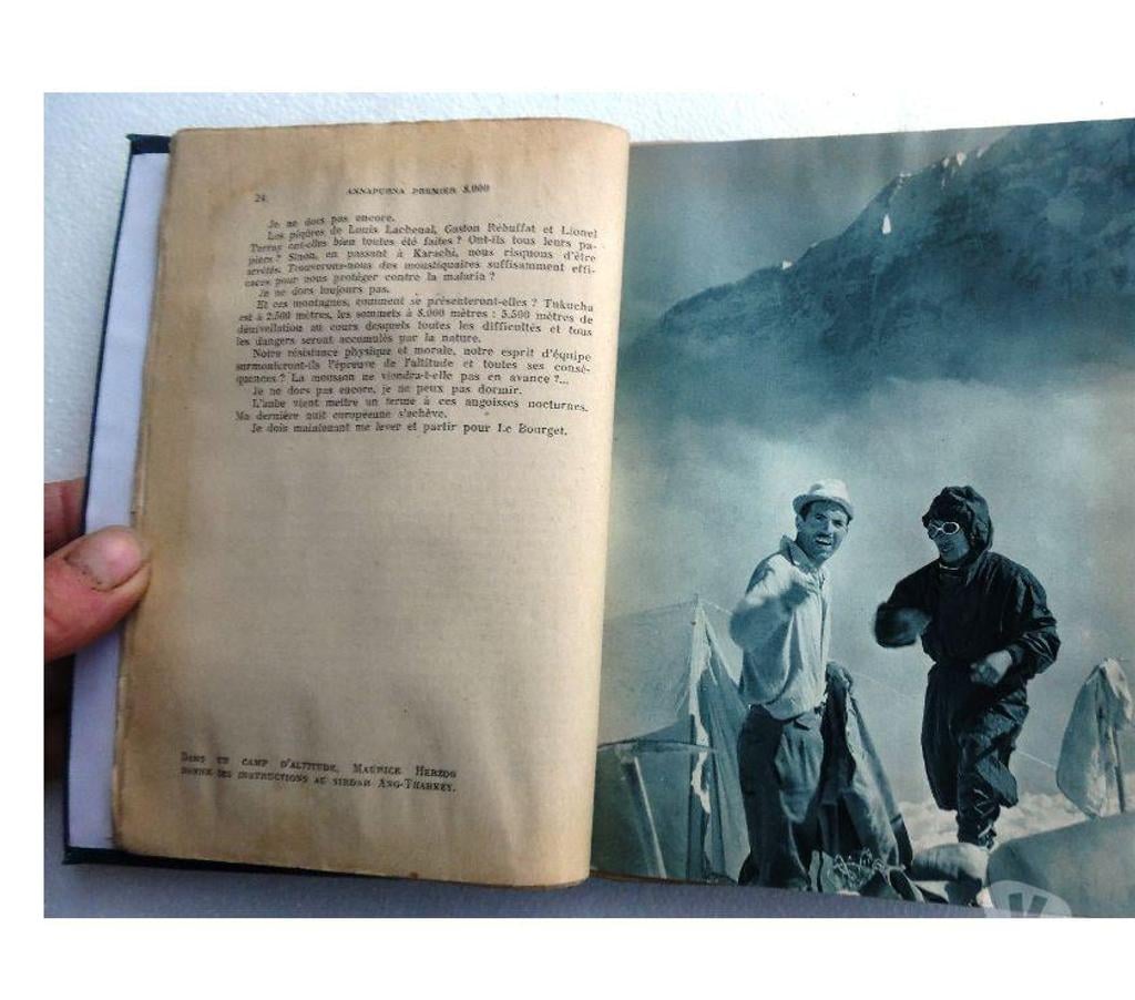 Livres occasion Hérault Castries - 34160 - Photos Vivastreet MAURICE HERZOG - ANNAPURNA - Premier 8.000 - ARTHAUD 