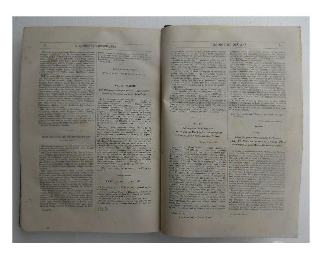 Collection Hérault Castries - 34160 - Photos Vivastreet Révolution Française1830 Histoire 10 ans 18301840 2 volumes