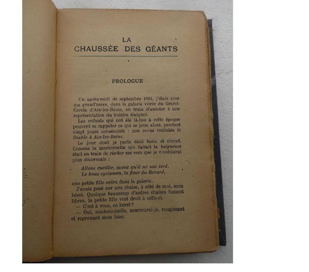 Livres occasion Hérault Castries - 34160 - Photos Vivastreet LA CHAUSSEE DES GEANTS Pierre BENOIT Roman 10.2.22