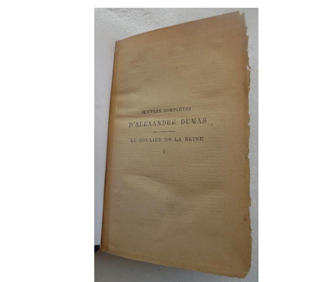 Livres occasion Hérault Castries - 34160 - Photos Vivastreet ALEXANDRE DUMAS - LE COLLIER DE LA REINE – Œuvre complète
