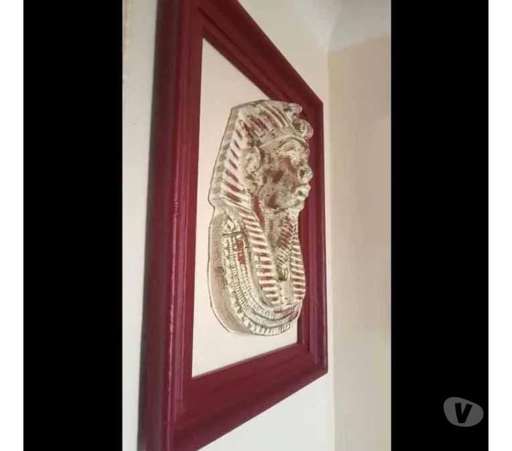 Décoration - art Gard Nimes - Photos Vivastreet Tableau tête Pharaon Égyptien, à relief