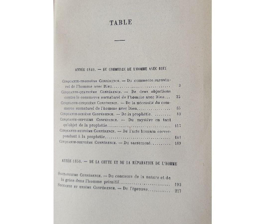 Livres occasion Hérault Castries - 34160 - Photos Vivastreet Conférences de Notre-Dame de Paris IV - Tome quatrième -1849