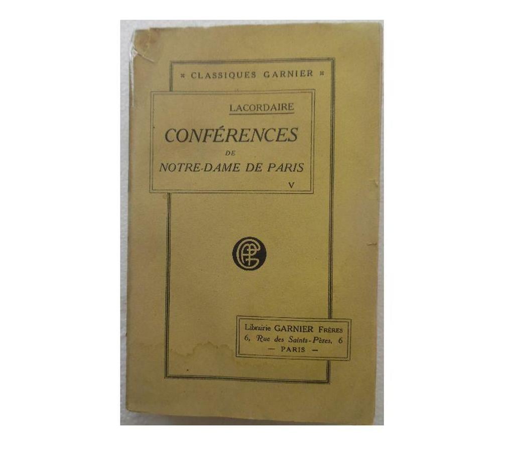 Livres occasion Hérault Castries - 34160 - Photos Vivastreet Conférences de Notre-Dame de Paris V Tome cinquième - 1851