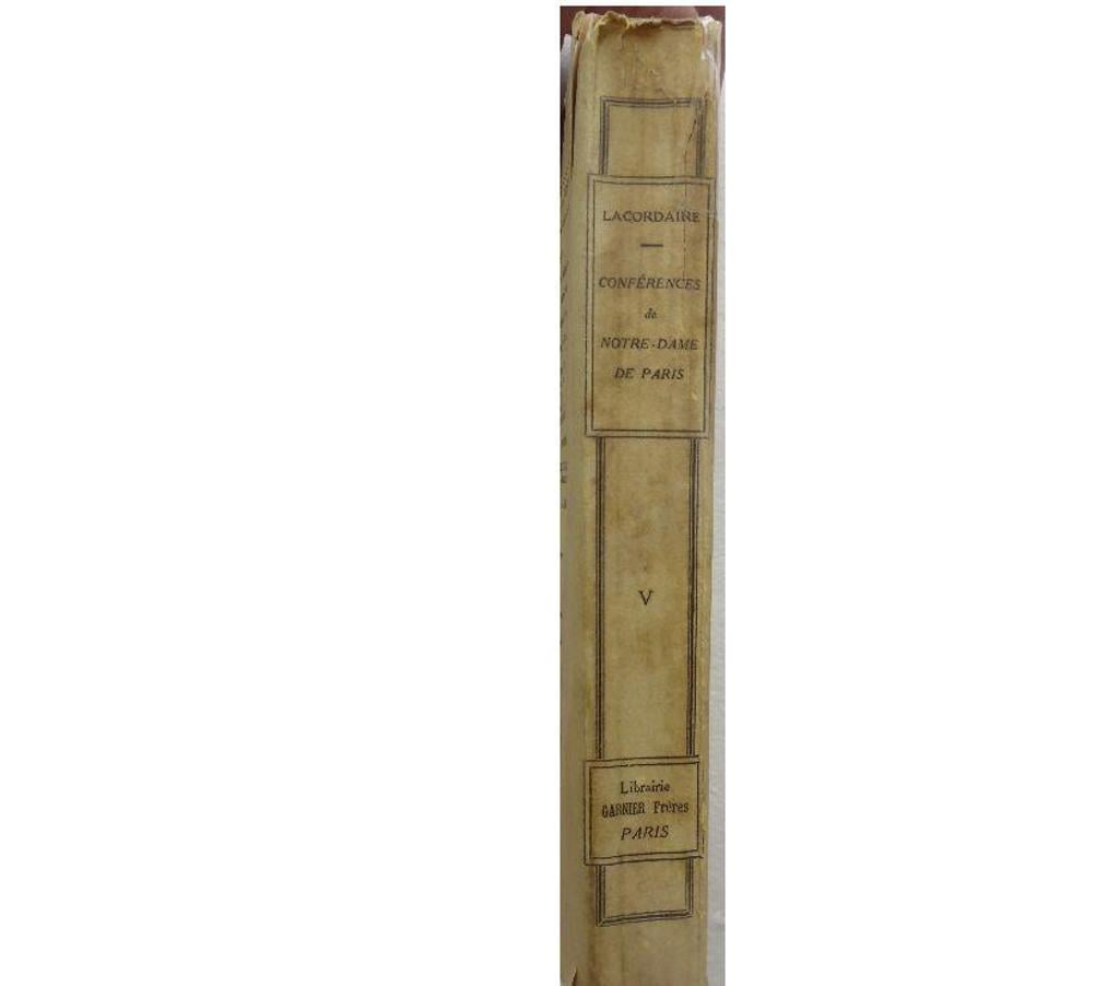 Livres occasion Hérault Castries - 34160 - Photos Vivastreet Conférences de Notre-Dame de Paris V Tome cinquième - 1851