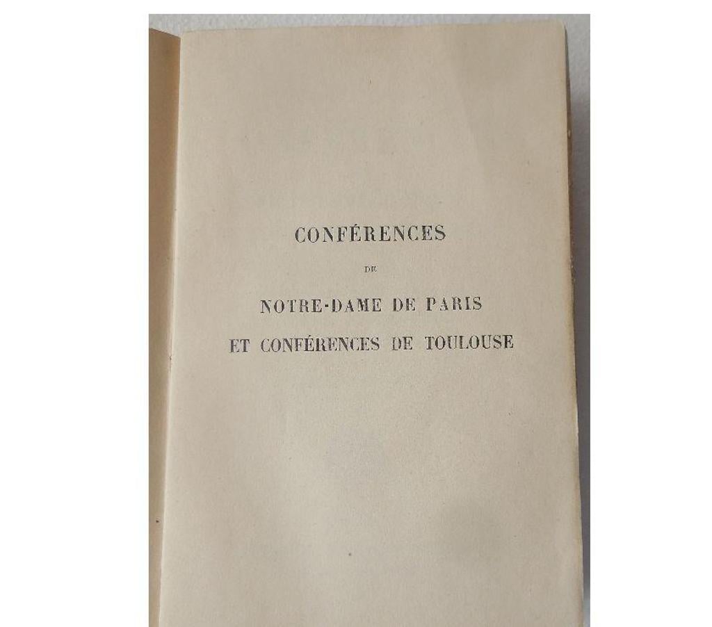 Livres occasion Hérault Castries - 34160 - Photos Vivastreet Conférences de Notre-Dame de Paris V Tome cinquième - 1851