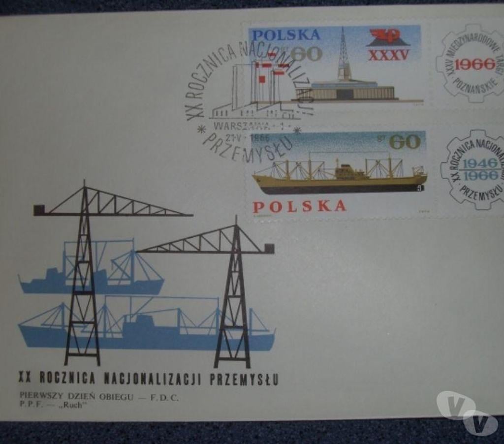 Collection Nord Valenciennes - 59300 - Photos Vivastreet Enveloppes timbrés polonaises de 1964 295.5