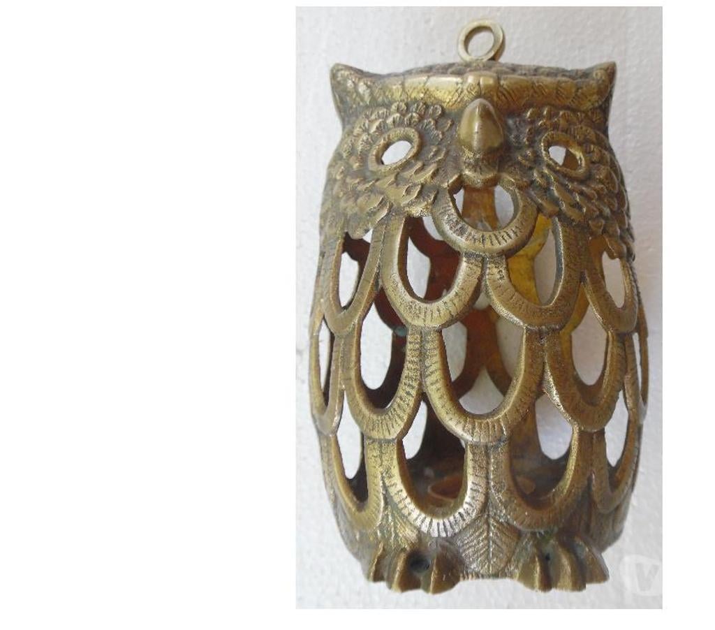 Décoration - art Hérault Castries - 34160 - Photos Vivastreet Hibou Bougeoir photophore ancien en laiton ou en bronze 