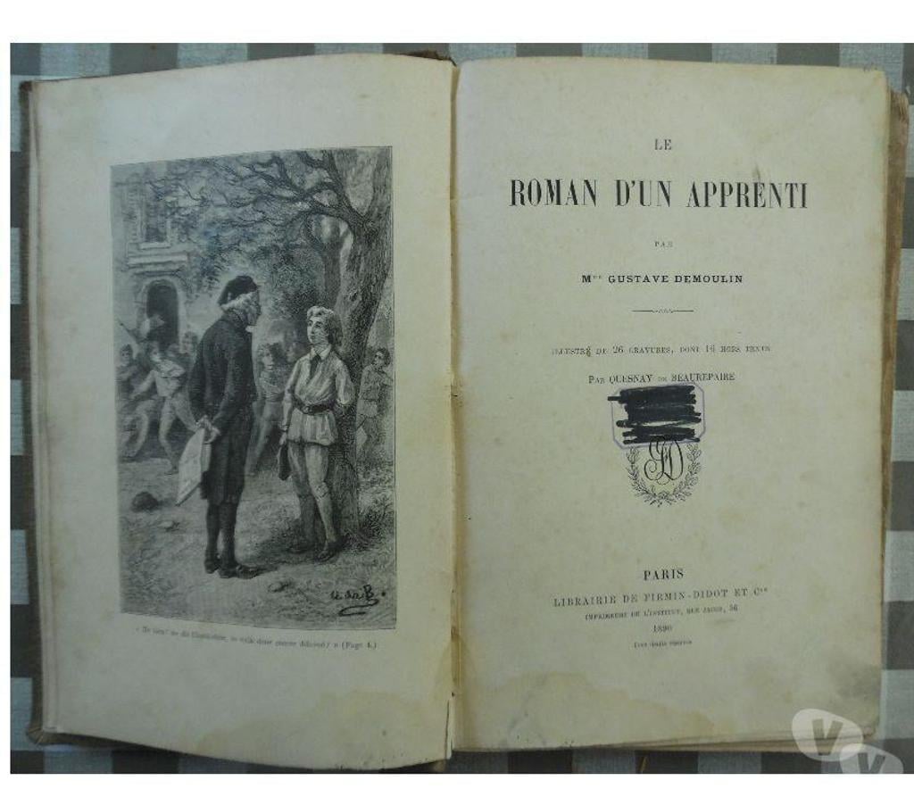 Livres occasion Hérault Castries - 34160 - Photos Vivastreet MINISTERE DE L’INSTRUCTION PUBLIQUE LE ROMAN D'UN APPRENTI 