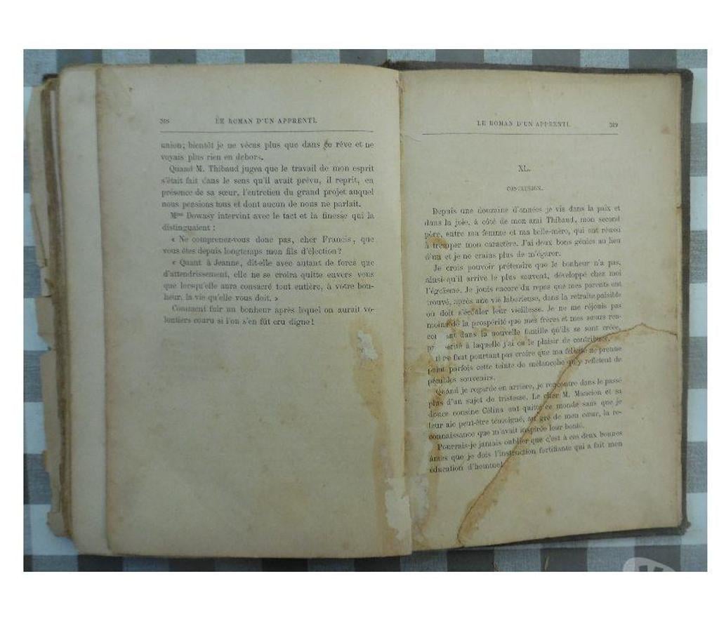 Livres occasion Hérault Castries - 34160 - Photos Vivastreet MINISTERE DE L’INSTRUCTION PUBLIQUE LE ROMAN D'UN APPRENTI 