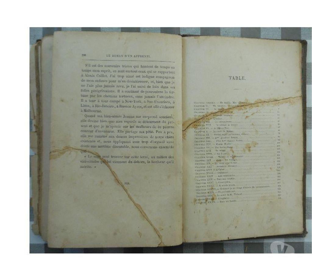 Livres occasion Hérault Castries - 34160 - Photos Vivastreet MINISTERE DE L’INSTRUCTION PUBLIQUE LE ROMAN D'UN APPRENTI 