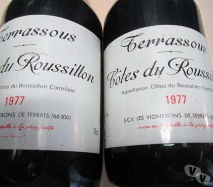 Vins & gastronomie Valenciennes Nord - Photos Vivastreet Vin Terrassous Côtes du Roussillon de 1977 134