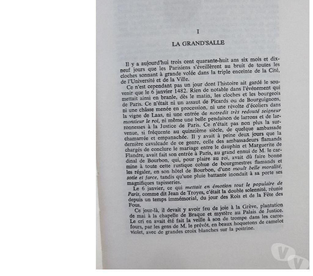 Livres occasion Hérault Castries - 34160 - Photos Vivastreet VICTOR HUGO - NOTRE DAME DE PARIS - Version luxe numérotée